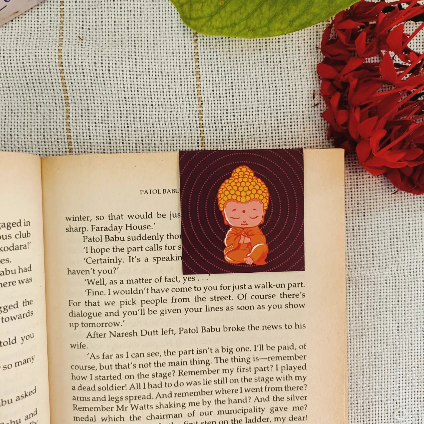 Sacred Serenity themed magnetic bookmarks ( Set of 2 )