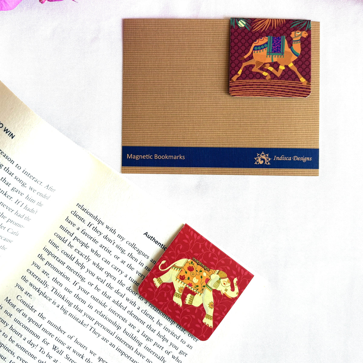 Royal Rajasthan Magnetic Bookmarks ( Set of 2 )
