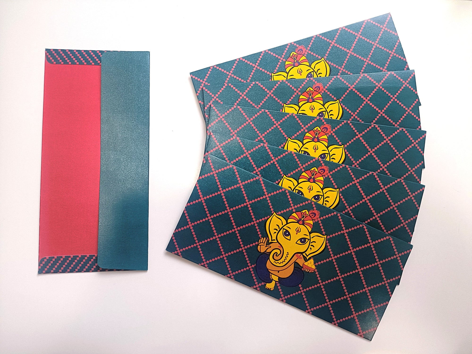 Divine Blessing: Ganesha Envelopes