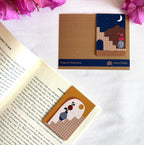 Printed Desert Oasis Themed Magnetic Bookmarks | Set Of 2