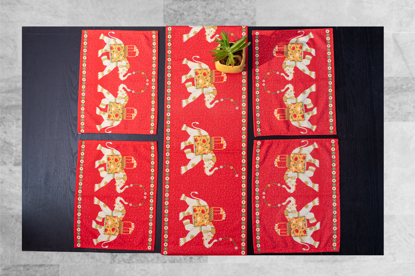 Royal Tuskers Table Runner & Six Mats Set