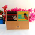 Peek-a-boo: Literary adventures magnetic bookmarks ( Set of 2 )