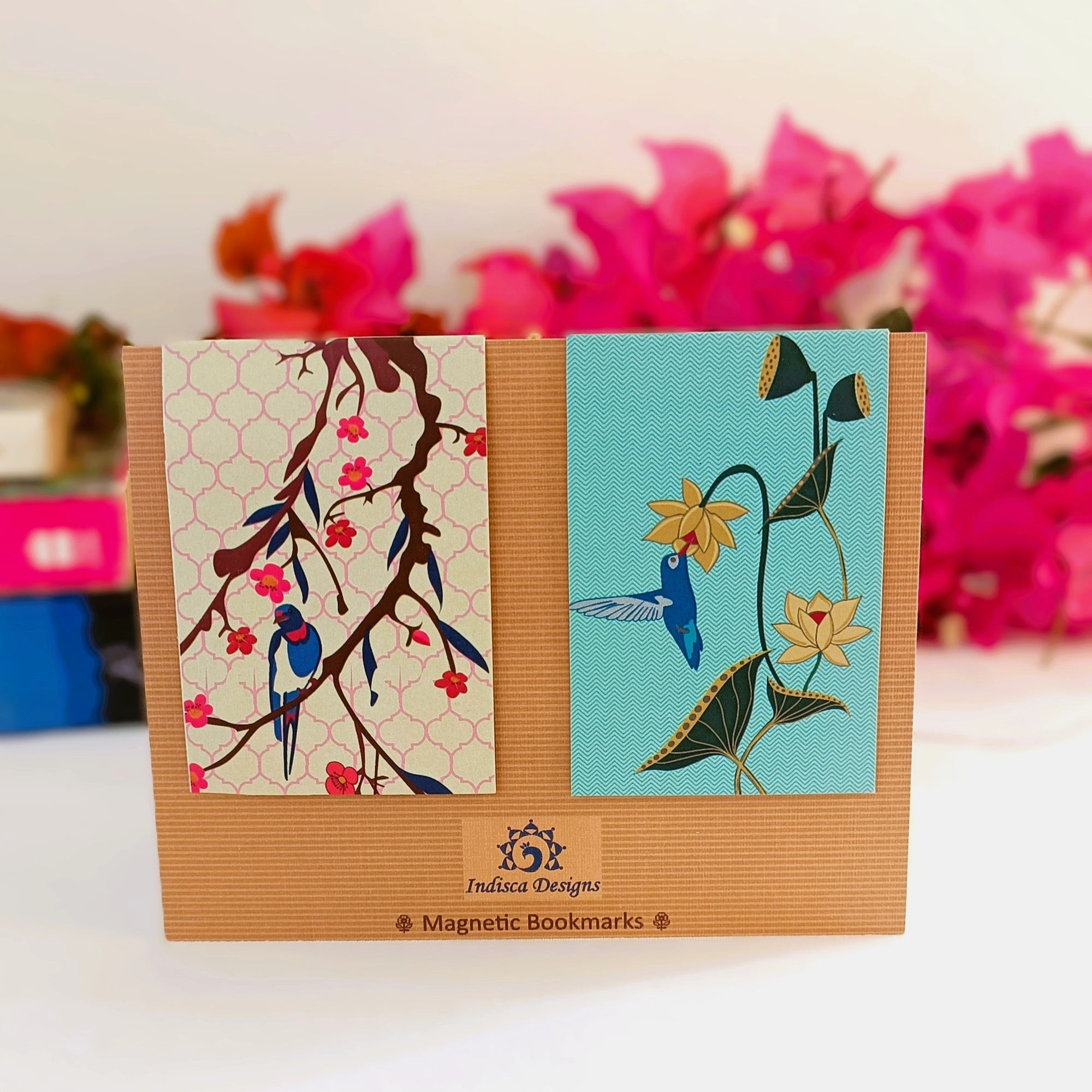 Spring Blossom Magnetic Bookmarks ( Set of 2 )