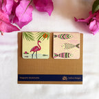 Flamingo Habitat themed magnetic bookmarks (Set of 2)