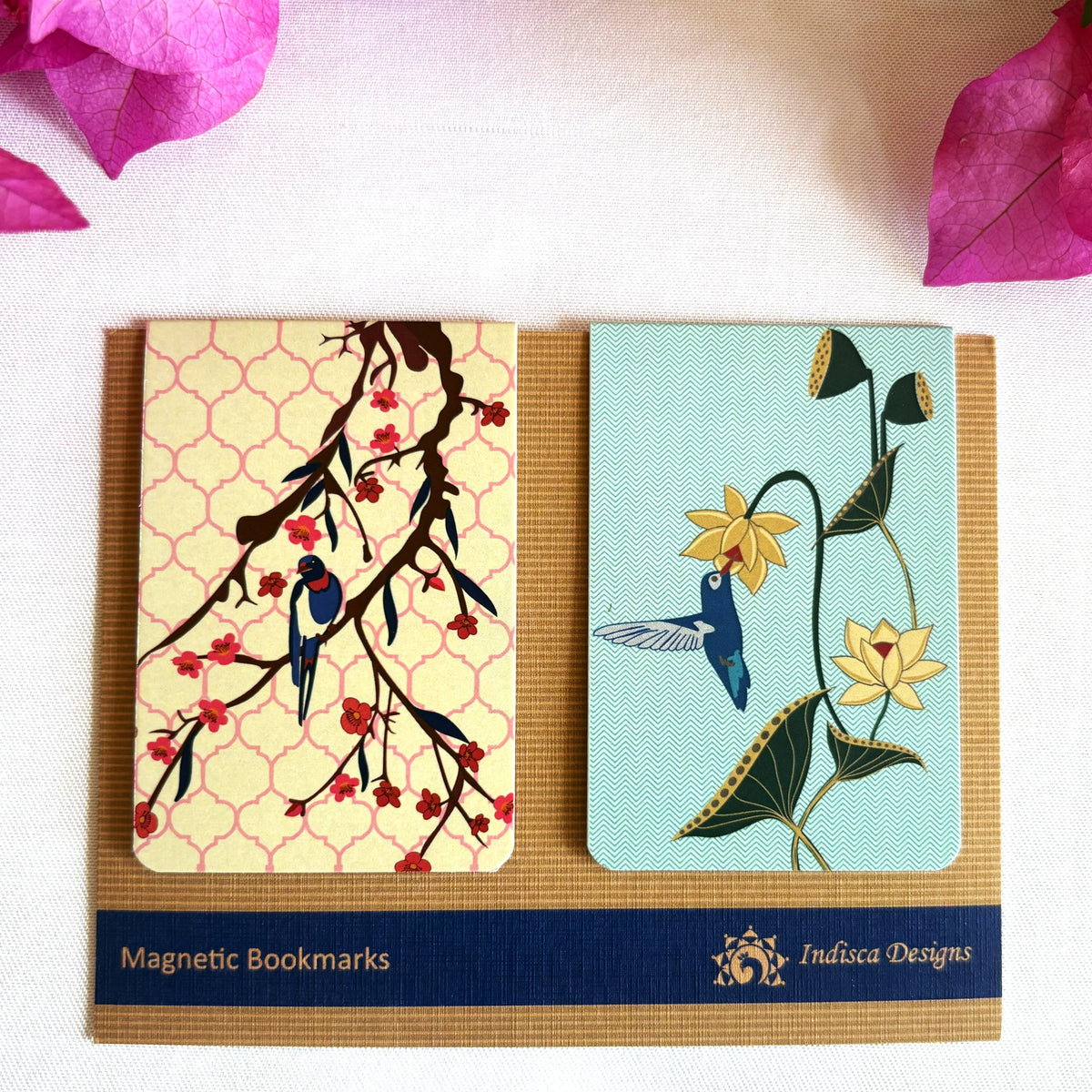 Spring Blossom Magnetic Bookmarks ( Set of 2 )