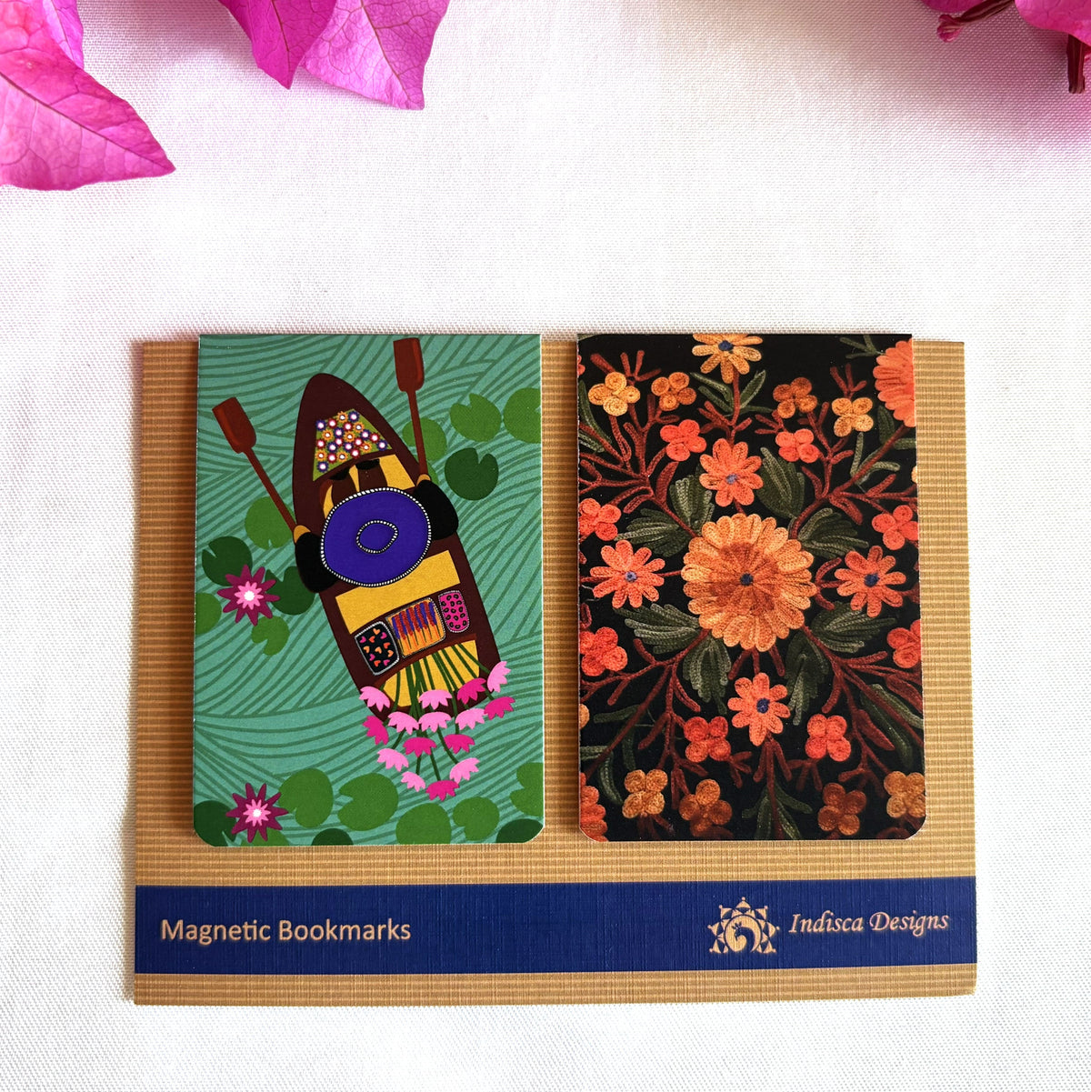 Kashmir's Elegance themed Magnetic Bookmarks ( Set of 2 )