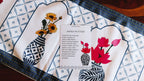 Jaipur's Indigo Pottery Table Runner