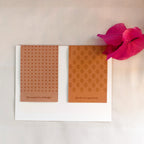 Ajrakh Contemporary Elegance Themed Magnetic Bookmarks | Set Of 2