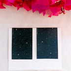 Madhubani tigers under starry night sky( Set of 2 )