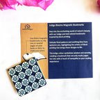 Indigo Bloom Magnetic Bookmarks ( Set of 2 )