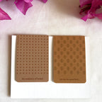 Ajrakh Contemporary Elegance Themed Magnetic Bookmarks | Set Of 2