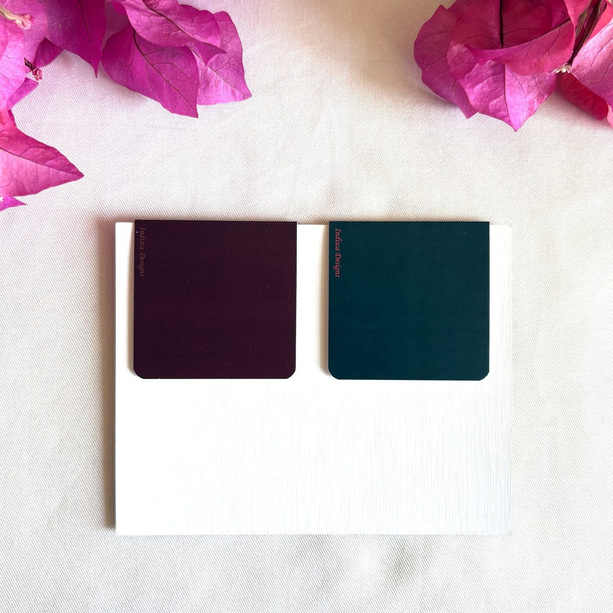 Sacred Serenity themed magnetic bookmarks ( Set of 2 )