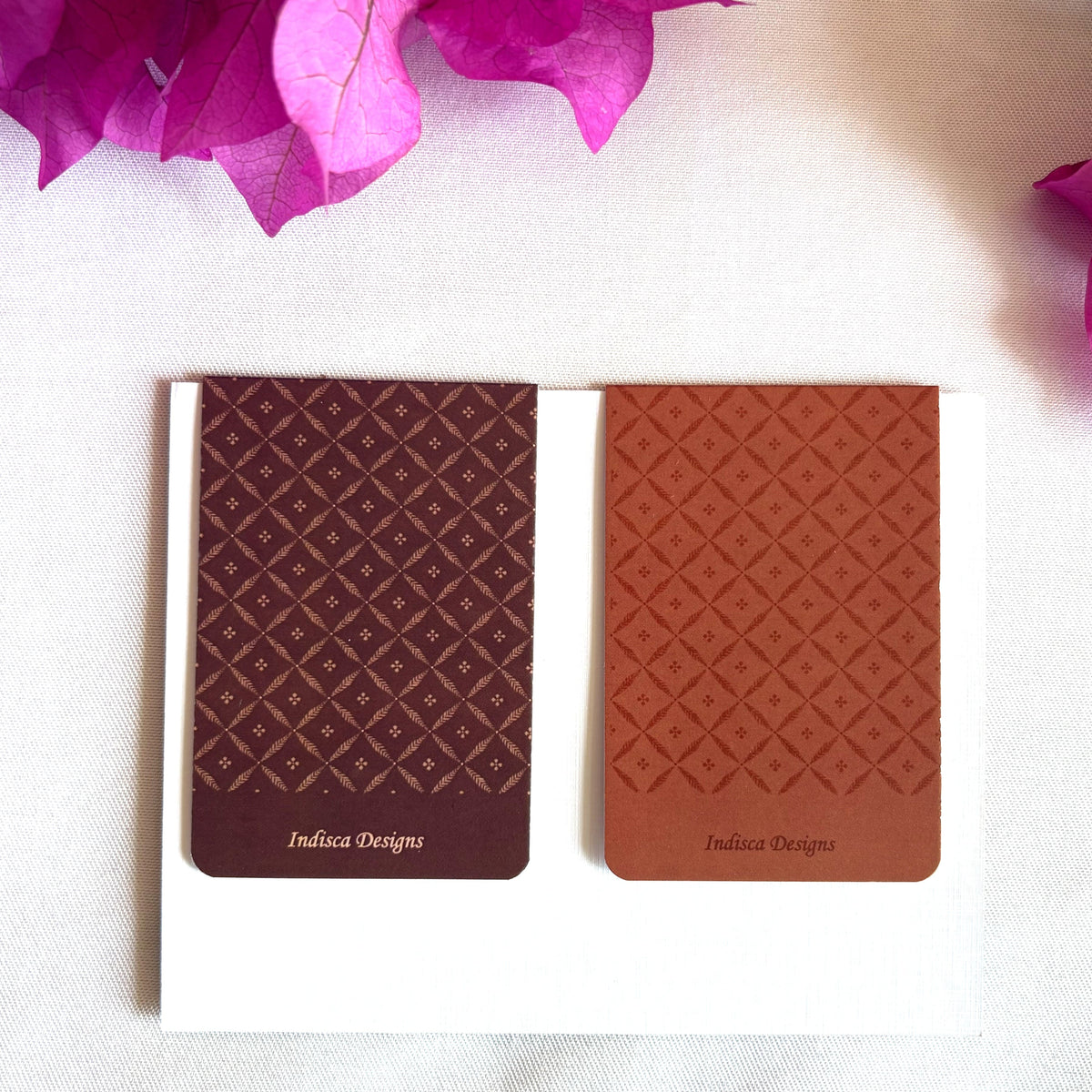 Printed Desert Oasis Themed Magnetic Bookmarks | Set Of 2