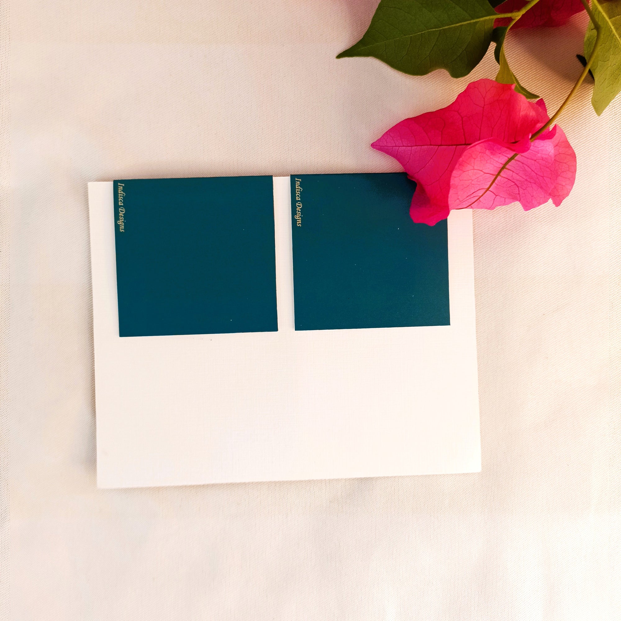 Indigo Bloom Magnetic Bookmarks ( Set of 2 )