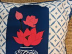 Blue Pottery Cushion Covers - Set of 2