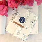 Indigo Bloom Magnetic Bookmarks ( Set of 2 )
