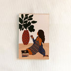 Ajrakh Contemporary Elegance Themed Magnetic Bookmarks | Set Of 2