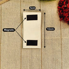 Sacred Serenity themed magnetic bookmarks ( Set of 2 )