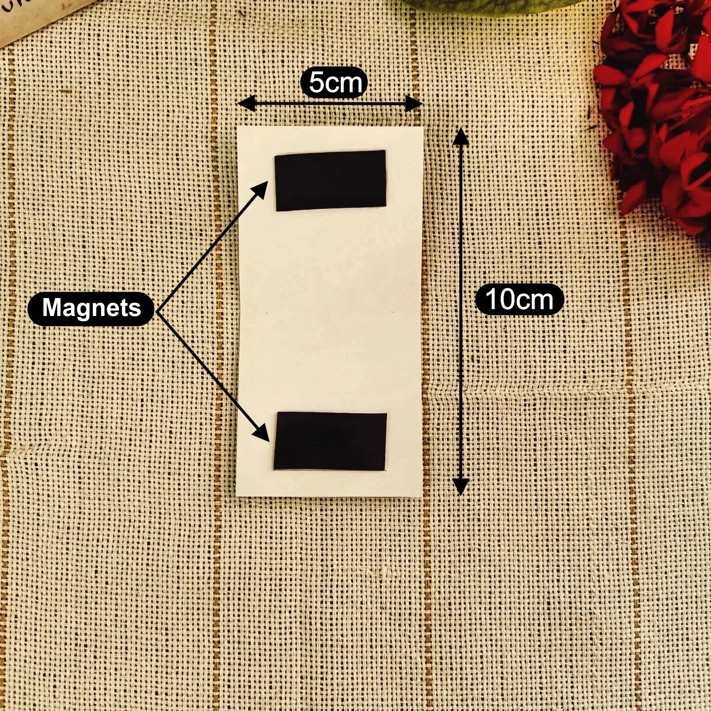 Sacred Serenity themed magnetic bookmarks ( Set of 2 )