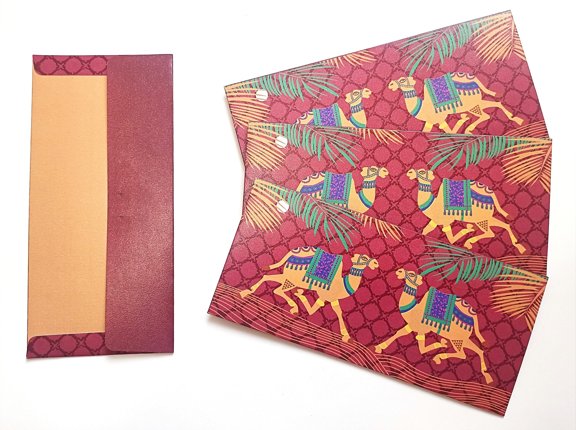 Camels of Thar themed envelopes