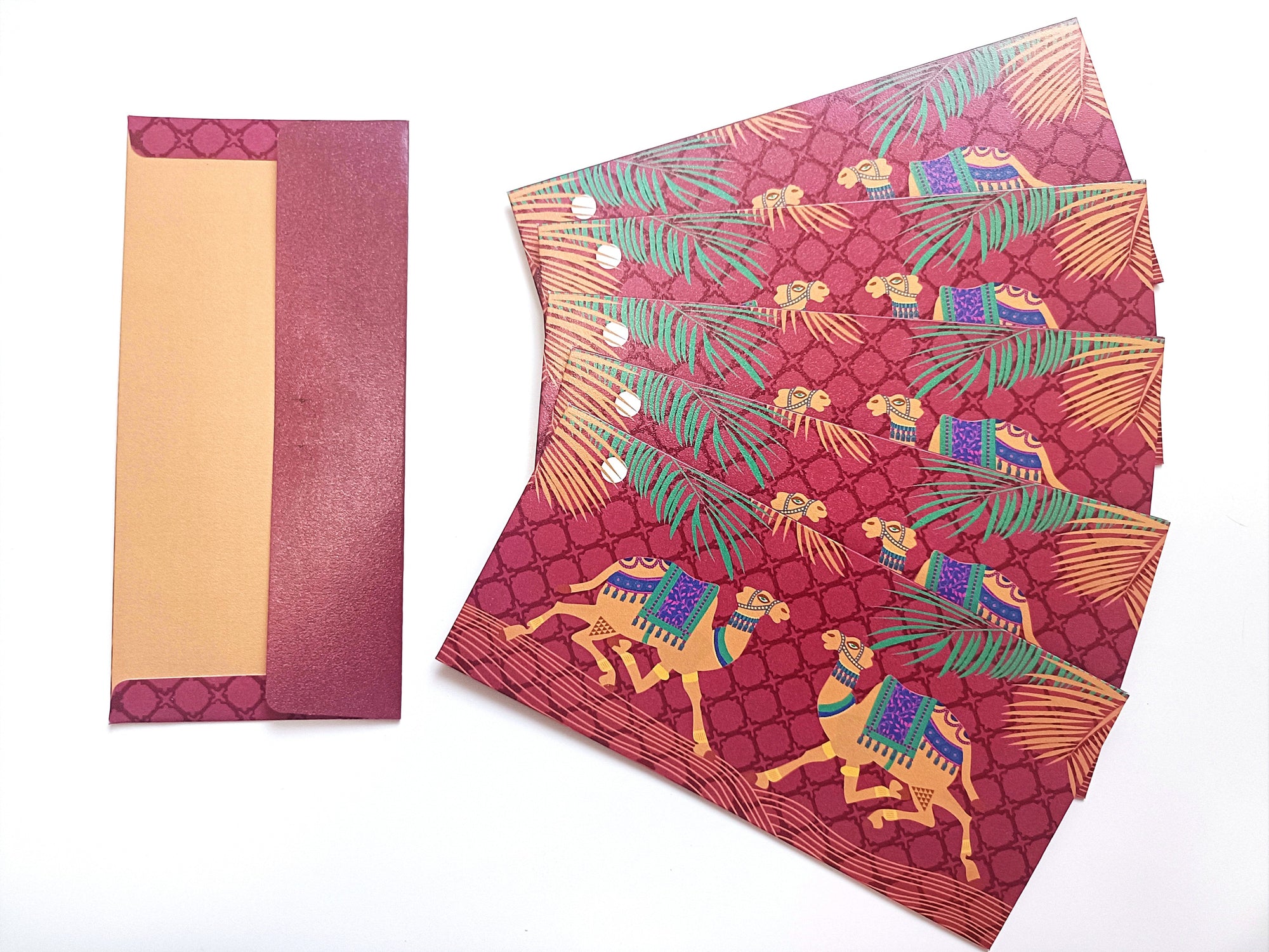 Camels of Thar themed envelopes