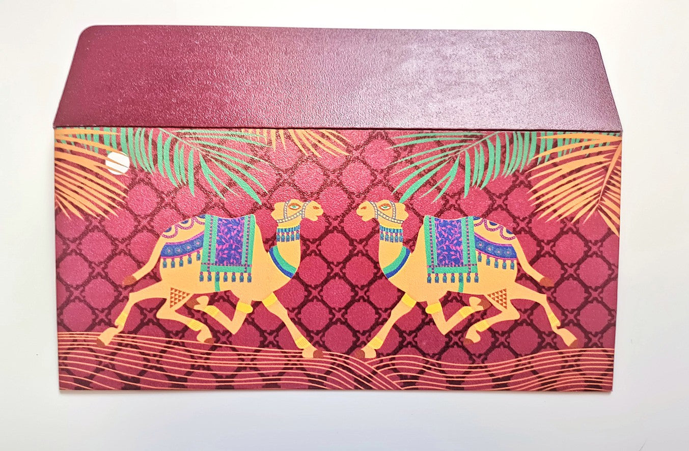 Camels of Thar themed envelopes