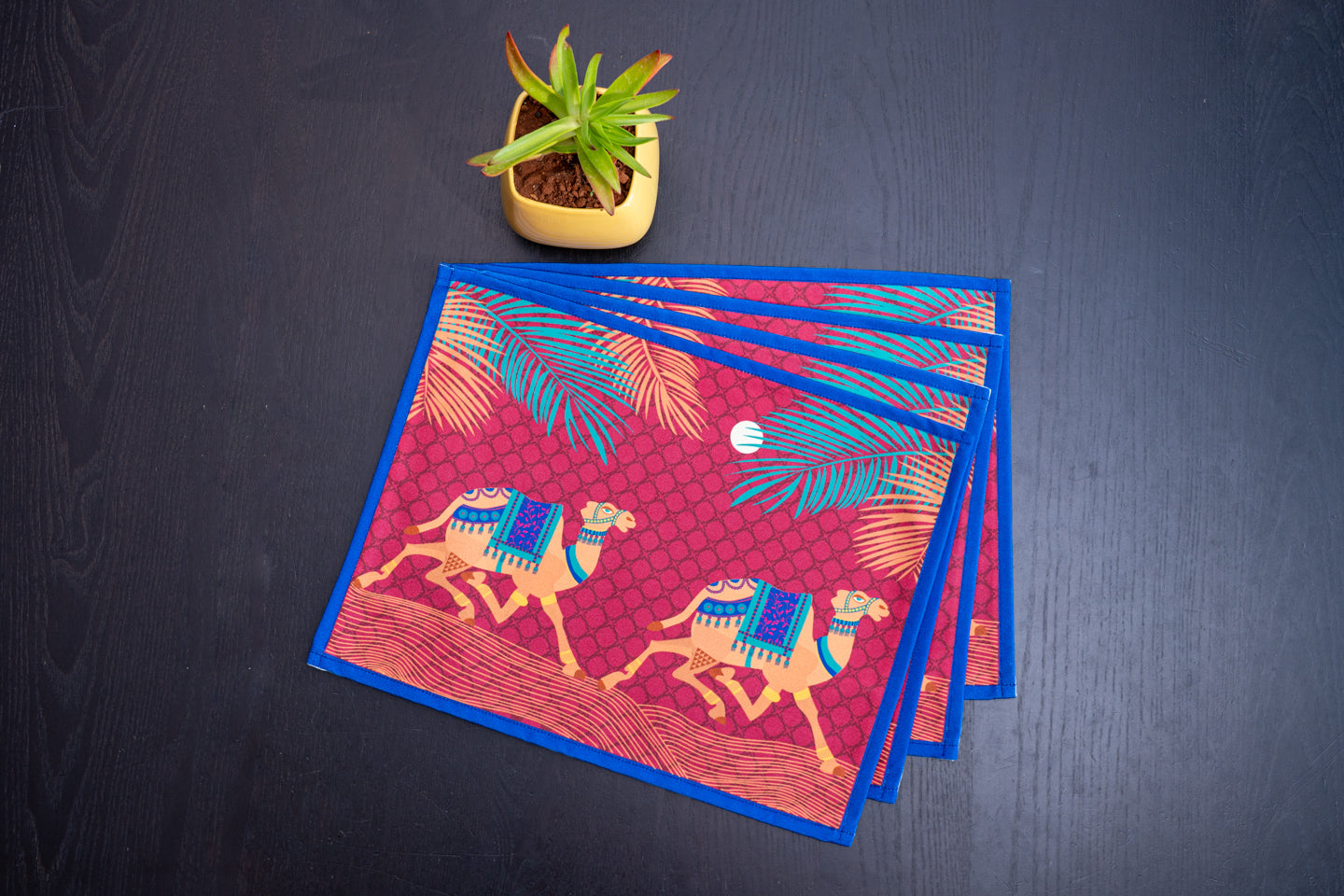 Moonlit Camel Caravan