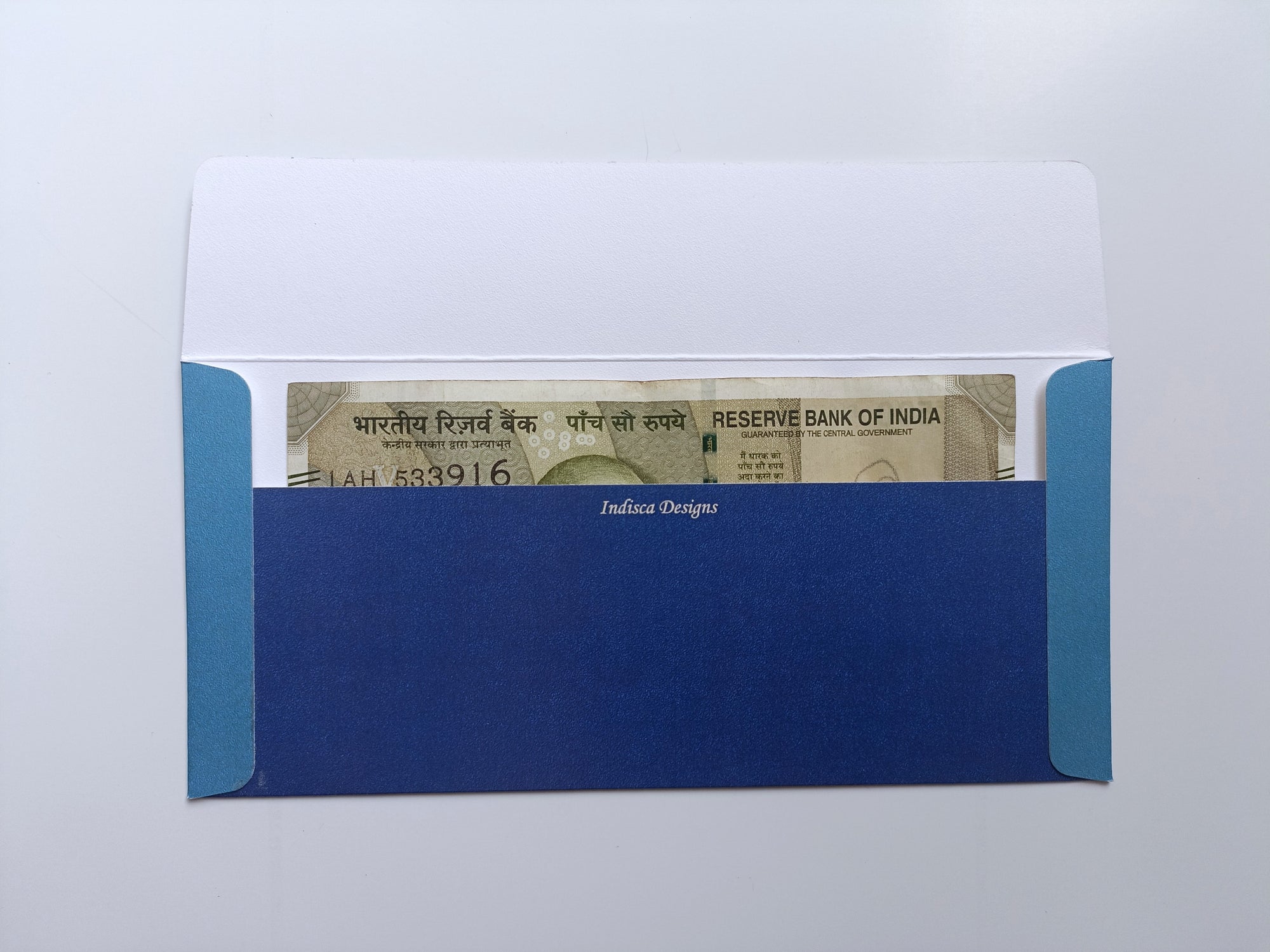 Indigo Bloom Envelopes