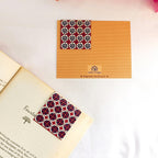 Ajrakh florals | Set of 2 magnetic bookmarks