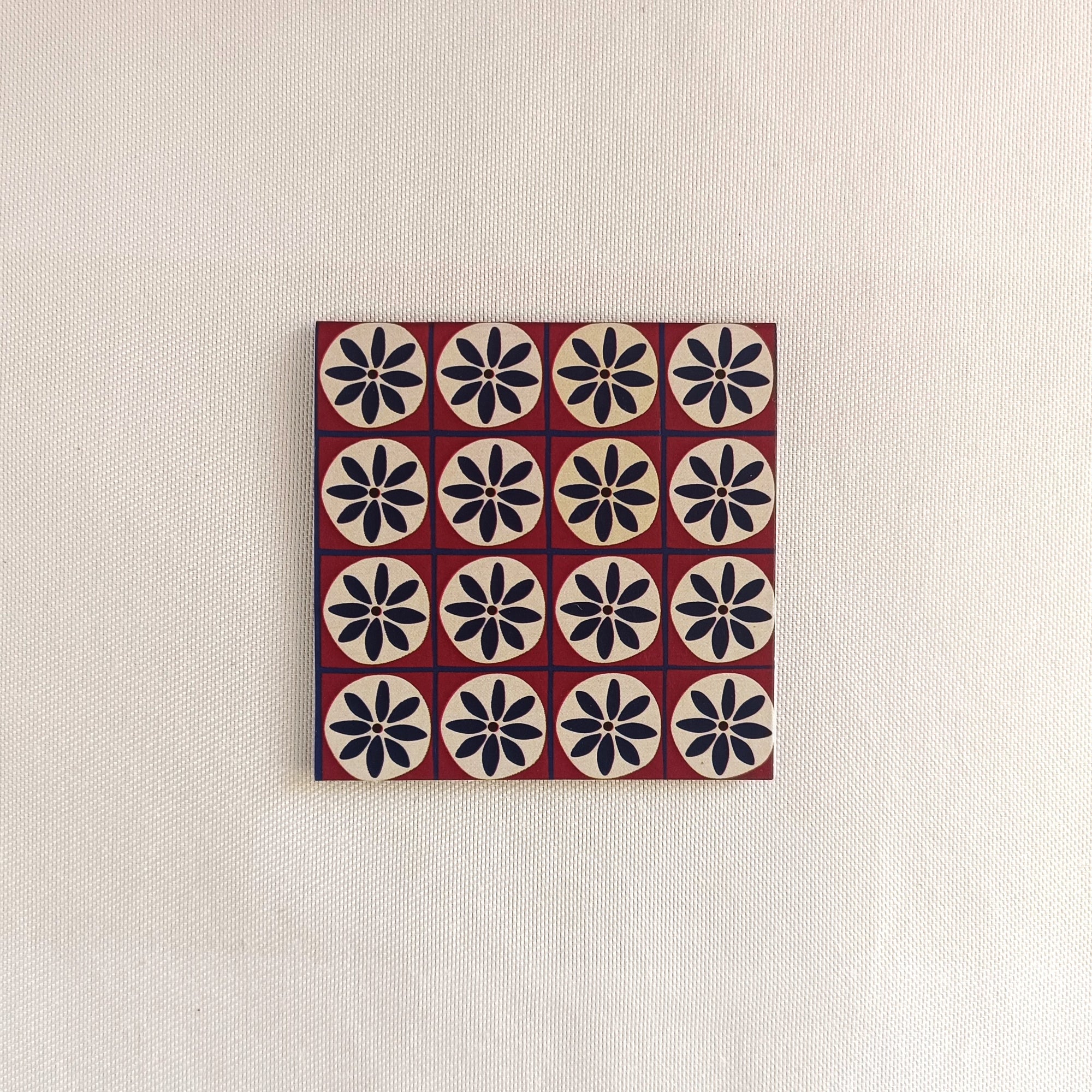 Ajrakh florals | Set of 2 magnetic bookmarks