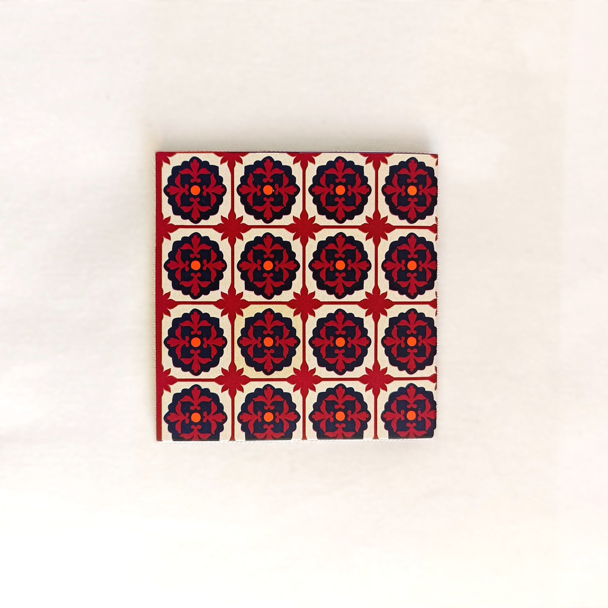 Ajrakh florals | Set of 2 magnetic bookmarks