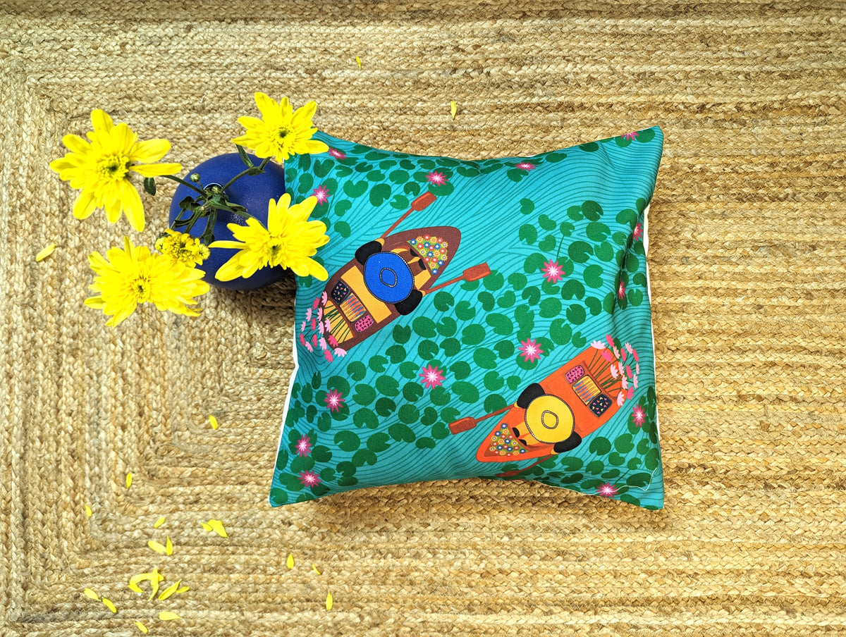 Kashmir Elegance Themed Cushion Cover