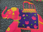 Whimsical Elephant Cushion Cover