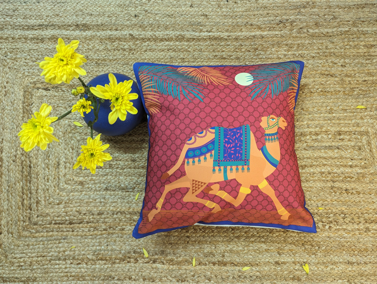 Camel of Thar Cushion Cover