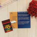 Brighten up your day themed magnetic bookmarks (Set of 2)