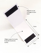 Kashmir's Elegance themed Magnetic Bookmarks ( Set of 2 )