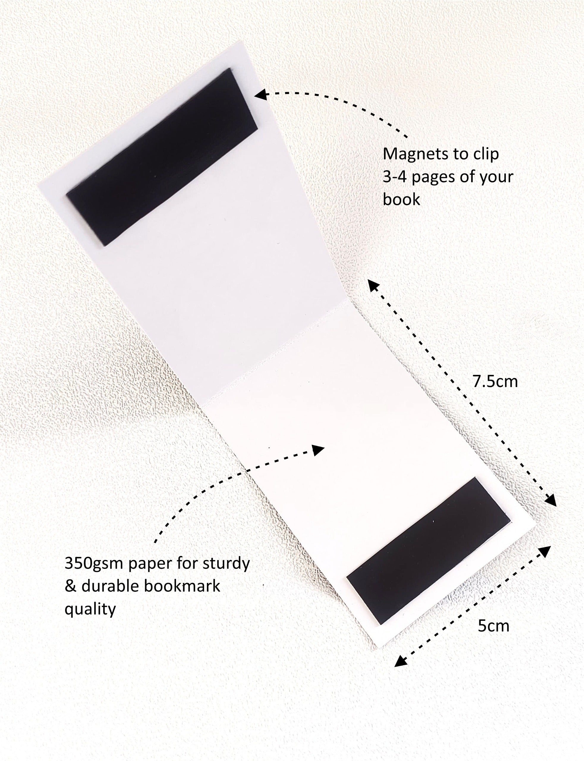 Kashmir's Elegance themed Magnetic Bookmarks ( Set of 2 )