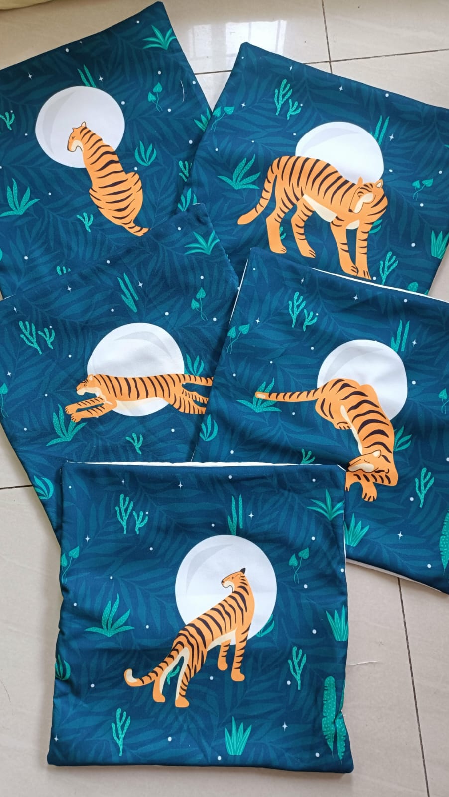 Sundarban Mist Cushion Covers - Set of 5