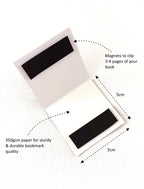 Ajrakh florals | Set of 2 magnetic bookmarks